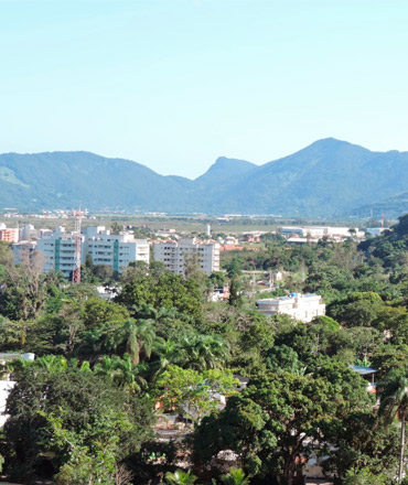 Vista aérea de Vargem Grande, bairro do Rio de Janeiro